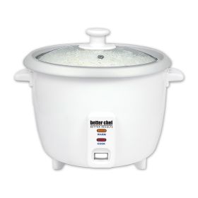 Better Chef IM-400 8-Cup (16-Cups Cooked) Automatic Rice Cooker in White