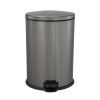 Better Homes & Gardens 10.5 Gallon Trash Can, Oval Kitchen Trash Can, Black Stainless Steel