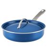 NEW Farberware Vibrance 2.75 Quart Ceramic Nonstick Saute Pan with Lid, Blue