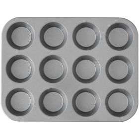 Wilton Bake It Simply Non-Stick Cupcake Pan, 12-Cup