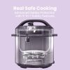 COMFEE' Pressure Cooker 6 Quart with 12 Presets, Multi-Functional Programmable Slow Cooker, Rice Cooker, Steamer, Saut√© pan,