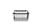 Oceanstar Stackable Metal Wire Storage Basket Set for Pantry, Countertop, Kitchen or Bathroom ‚Äì Black, Set of 2