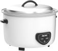 Aroma Housewares Commercial 60-Cup (Cooked) / 14Qt. Rice & Grain Cooker (ARC-1430E), White