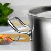 SOGA Stock Pot 33L Top Grade Thick Stainless Steel Stockpot 18/10