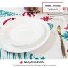 Muwago Classic Christmas Printed Tablecloth, Table Cloth for Christmas Dinner, Holiday and Family Gatherings