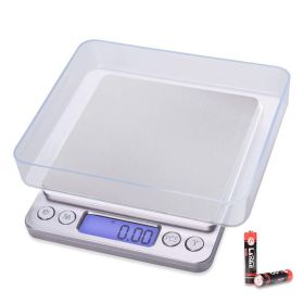 Portable Precise Mini Electronic Scales Libra Pocket Case Postal Kitchen Jewelry Weight Balance Digital Gram Weight LCD Display (Load Bearing: 2Kg)